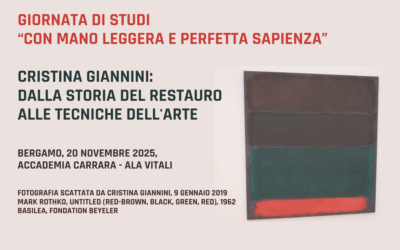 Giornata di studi “Con mano leggera e perfetta sapienza”