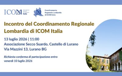 Incontro Coordinamento Regionale Lombardia di ICOM Italia